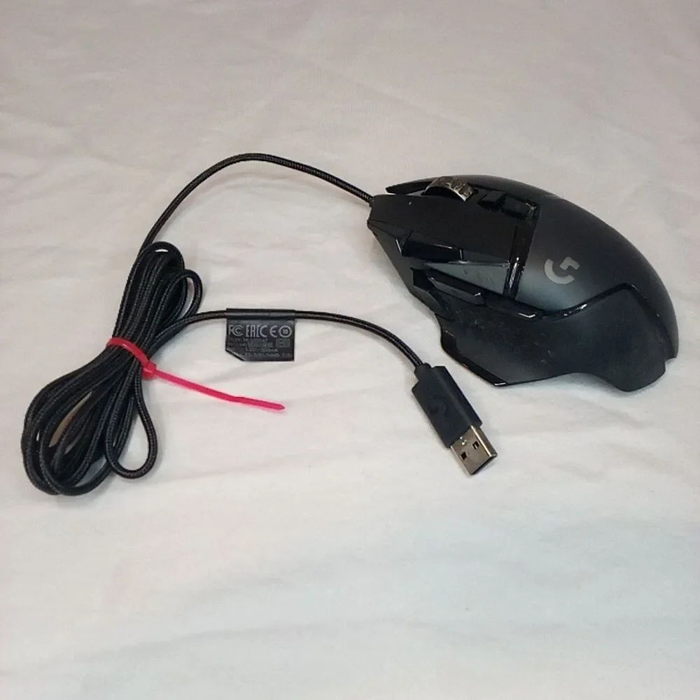 Logitech - G502 HERO Wired Optical Gaming Mouse with RGB Lighting Black Works